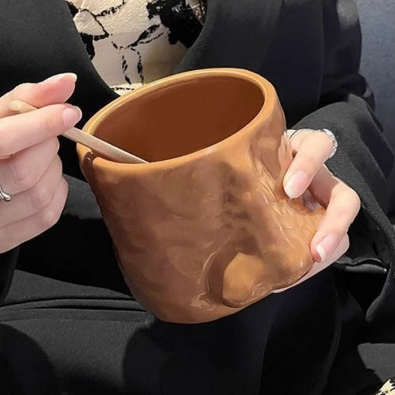 Funny Handmade Nose-Picking Mug Set – Unique Ceramic Drinkware