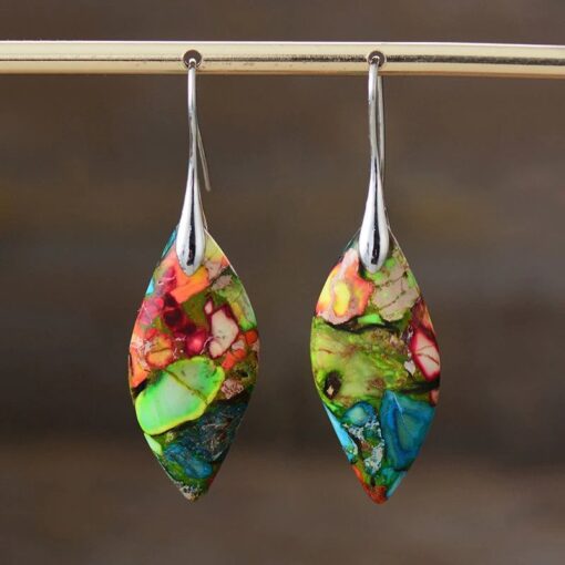 Harlequin Jasper Earrings