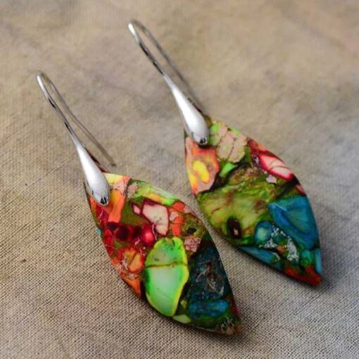 Harlequin Jasper Earrings