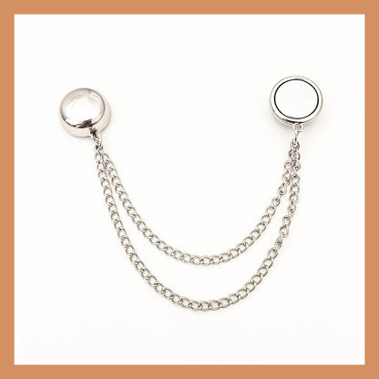 Magnetic clothing fixing chain buckle