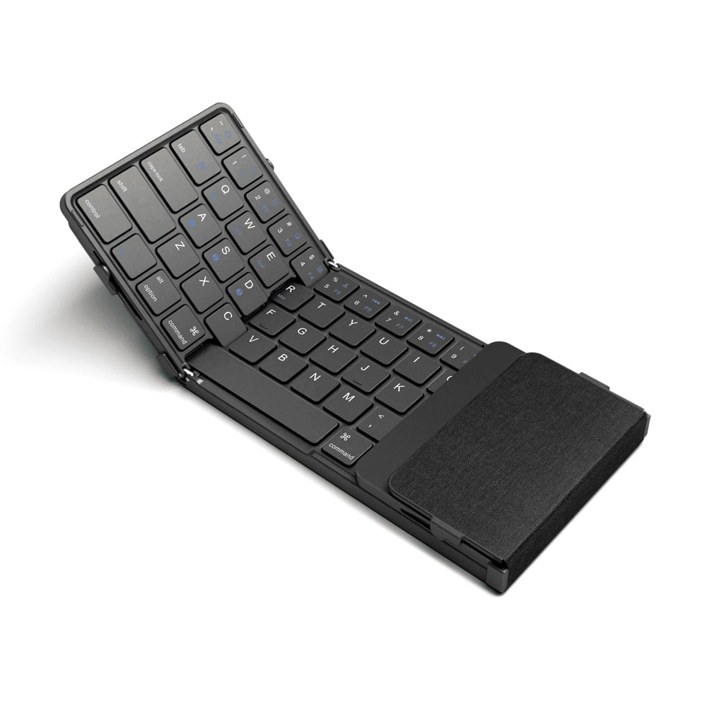 Bluetooth Keyboard Portable Tri-folding Fit for IOS android