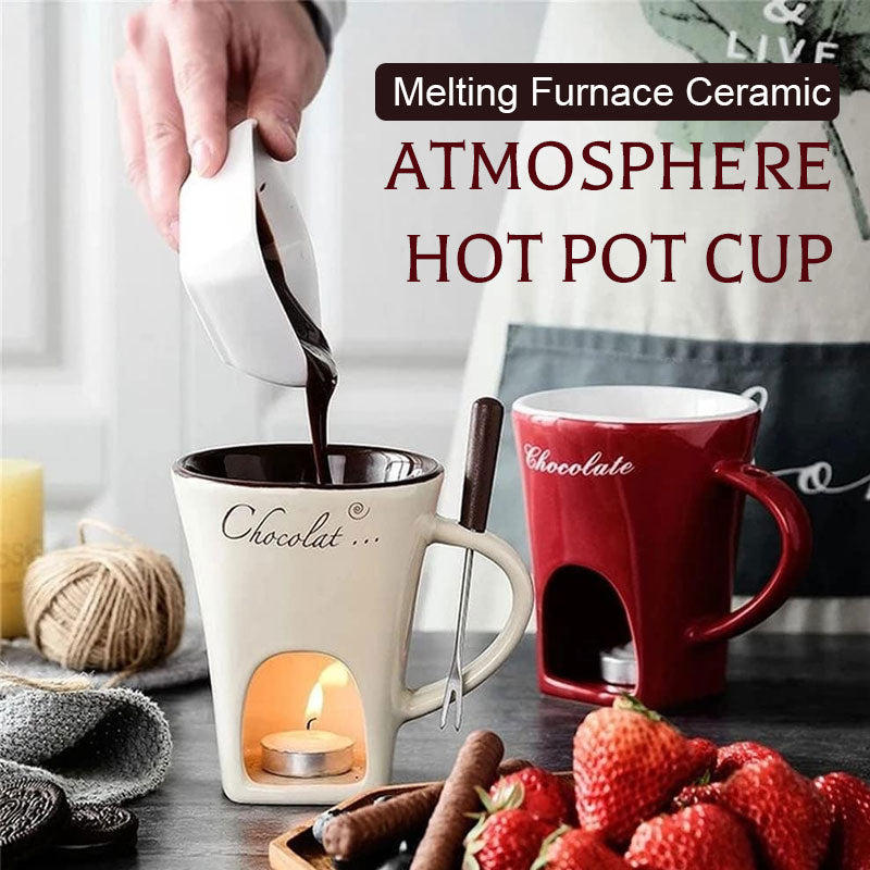 Ceramic Melting Furnace Hot Pot Cup: Perfect for Sweet Creations