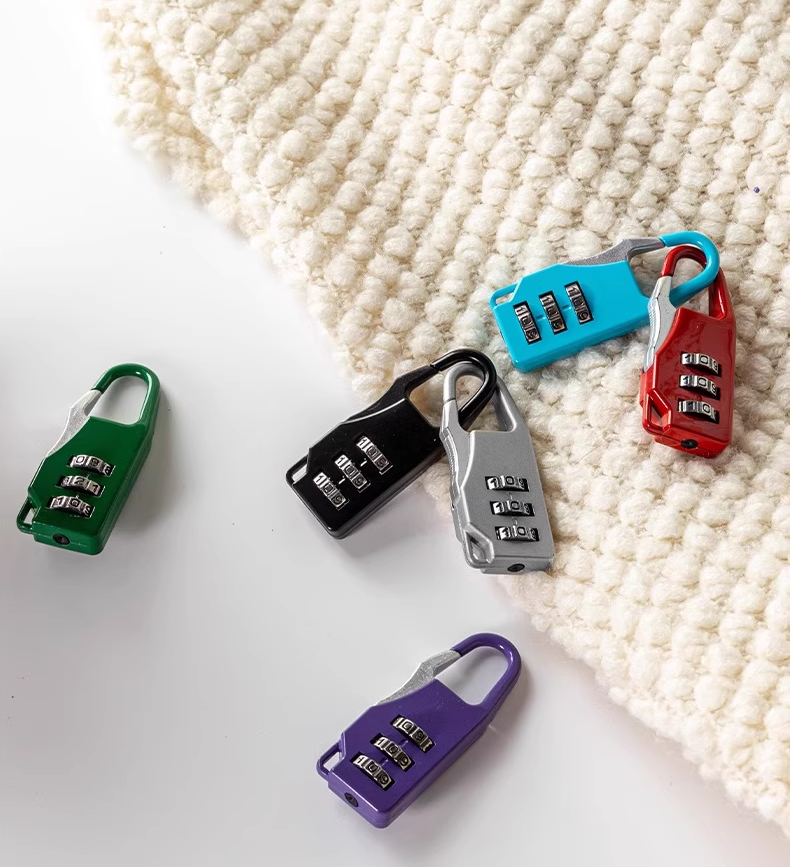 Small Travel Combination Lock – 3-Digit Password for Luggage & Gym