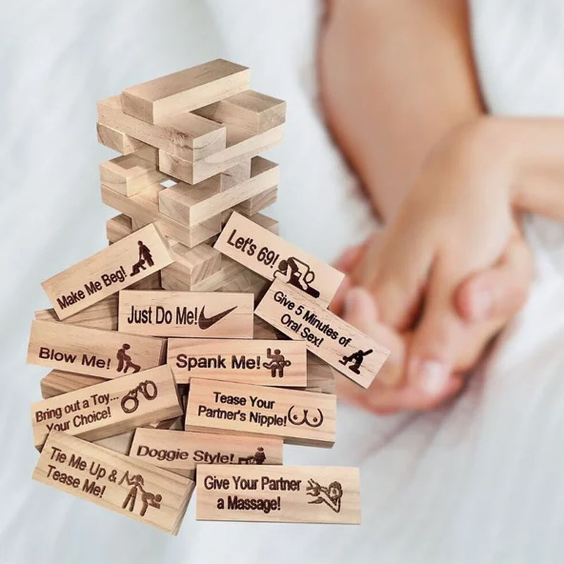 The Naughty Blocks Jenga Game