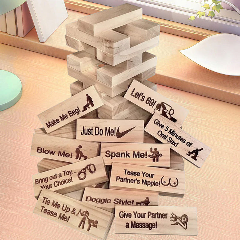 The Naughty Blocks Jenga Game