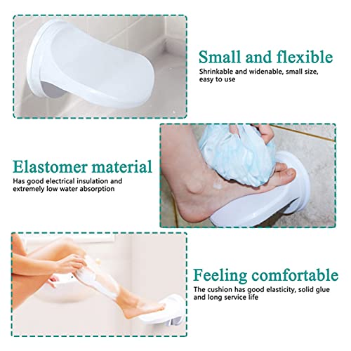 Non-Slip Shower Foot Rest with Suction Grip-Bathroom Foot Rest