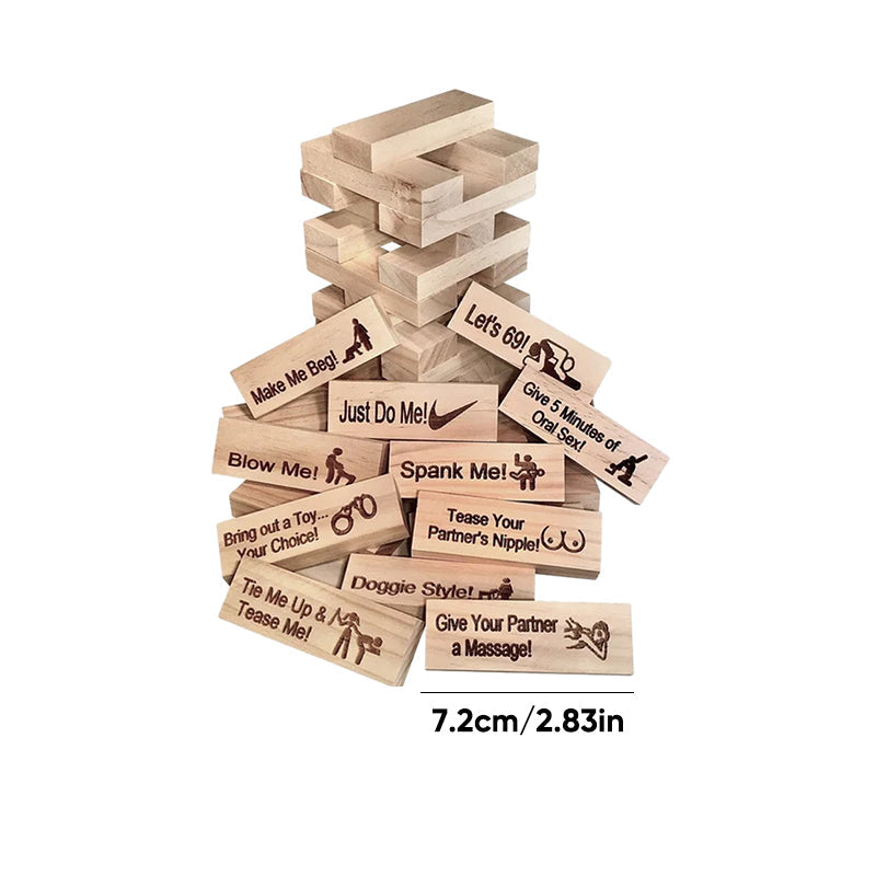 The Naughty Blocks Jenga Game