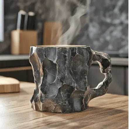 Multi-Colored Mineral Crystal Coffee Mug – Unique & Stylish Design