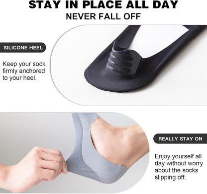 5 pairs -Thin No Show Socks