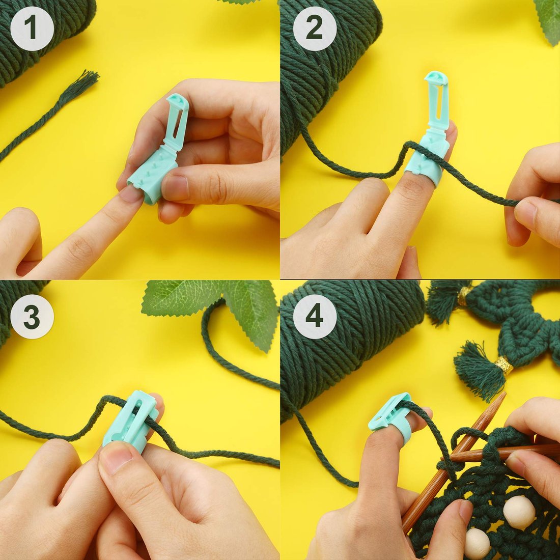 Yarn Guide Ring – Perfect Tool for Knitting & Crochet