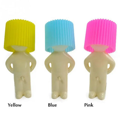 Shy Gentleman Mr. P LED Bedside Reading Lamp - A Playful Gift with Switch