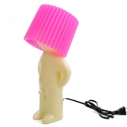 Shy Gentleman Mr. P LED Bedside Reading Lamp - A Playful Gift with Switch