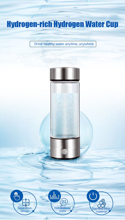 HydroPure - Portable Hydrogen Water Bottle Generator