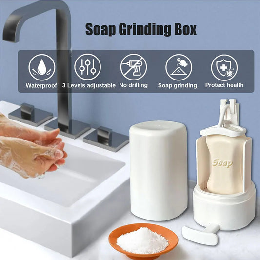 Waterproof Soap Grinder & Dispenser Organizer Box