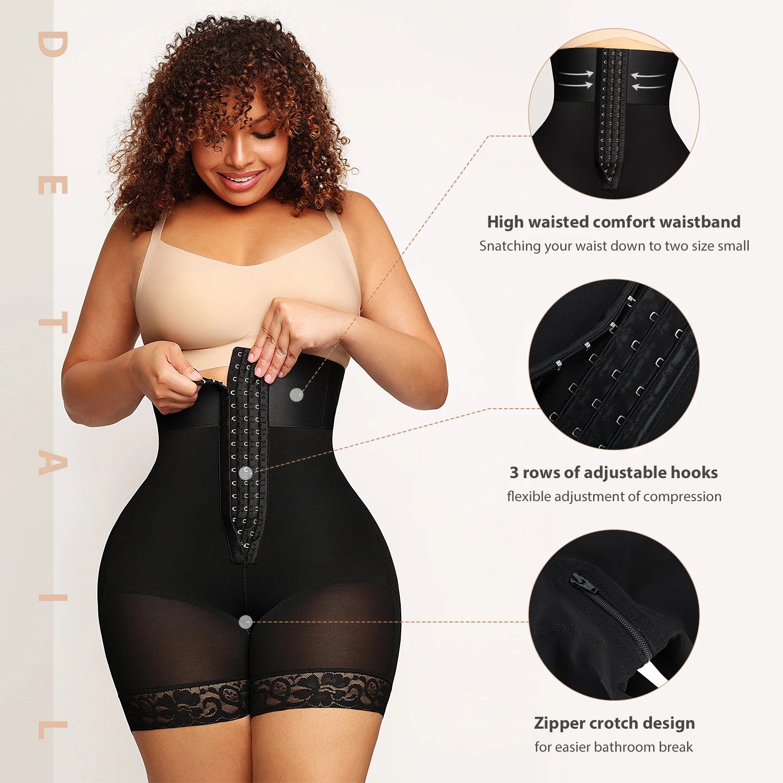 High-Waisted Shapewear Shorts – Tummy Control & Butt Lifting