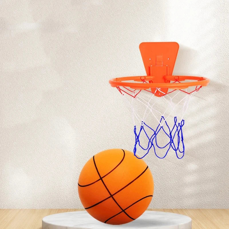 Large and Silent Foam Basketball for Indoor Sports - Bouncy and Mute