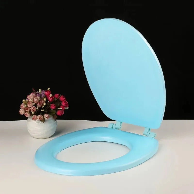 Waterproof Silicone Toilet Seat Cover – Soft & Removable EVA Pad