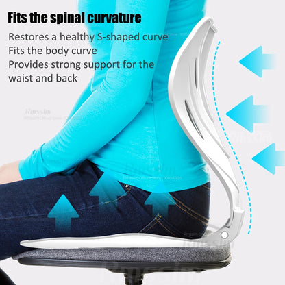 Office Chair Back Support – Anti-Hunchback Foldable Cushion