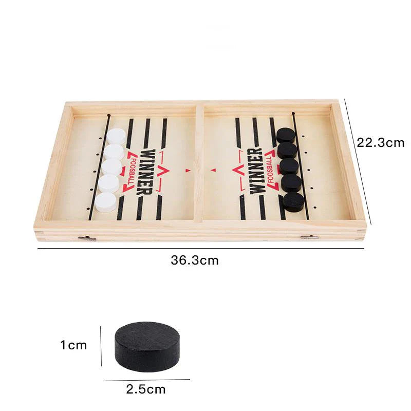 Foosball Winner Table Hockey Catapult Chess Interactive Sling Puck Game Toy