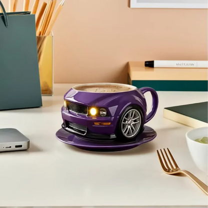 Sturdy Car-Shaped Coffee Mug – Unique Handcrafted Tea Cup for Home & Office Use