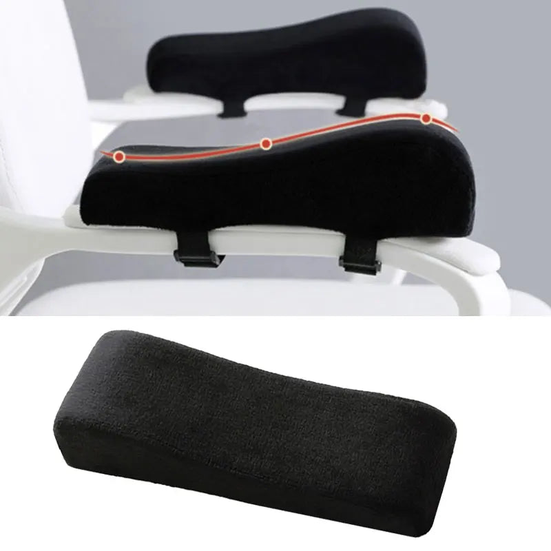 Memory Foam Office Armrest Pads - Soft Cushions for Elbow Support