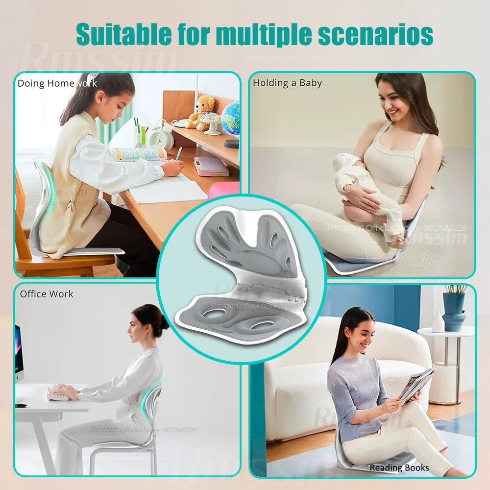 Office Chair Back Support – Anti-Hunchback Foldable Cushion