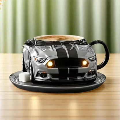 Sturdy Car-Shaped Coffee Mug – Unique Handcrafted Tea Cup for Home & Office Use