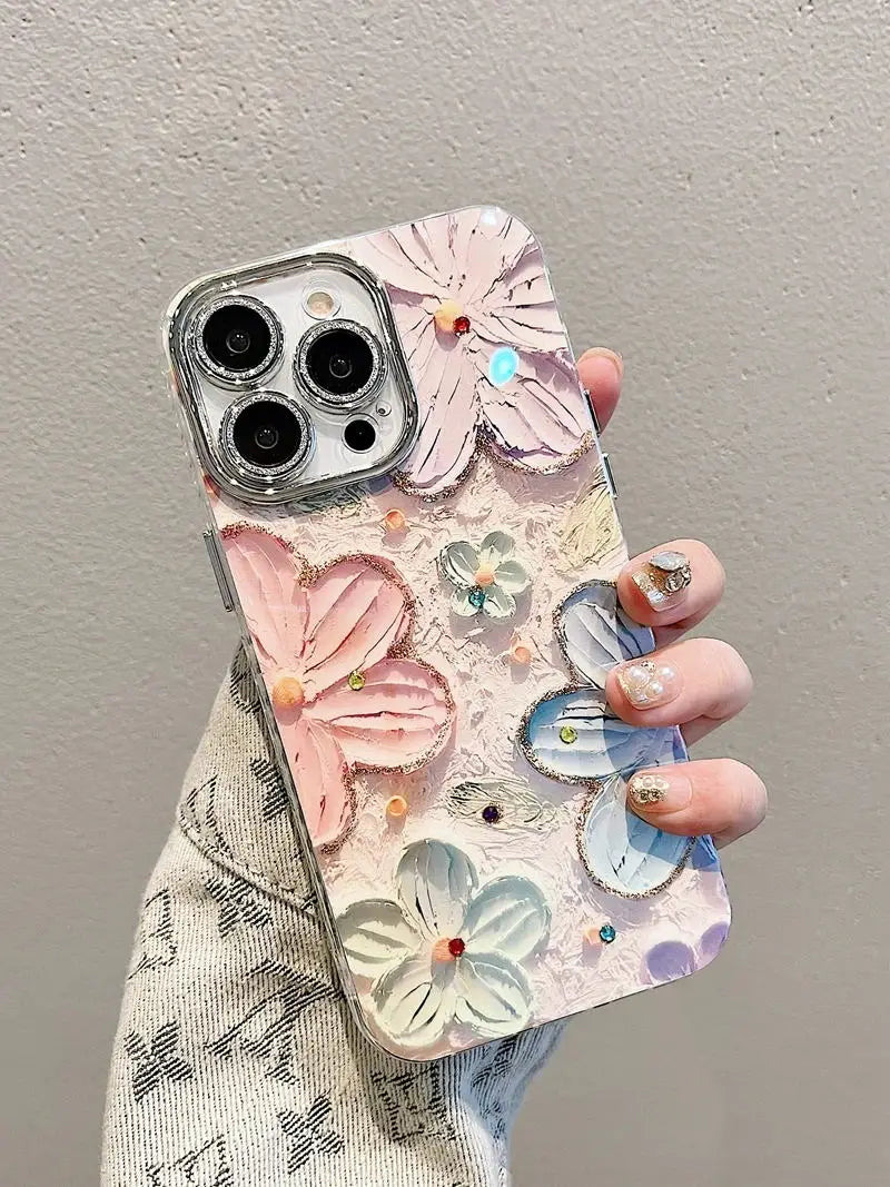 Vintage Floral Oil Painting iPhone Case