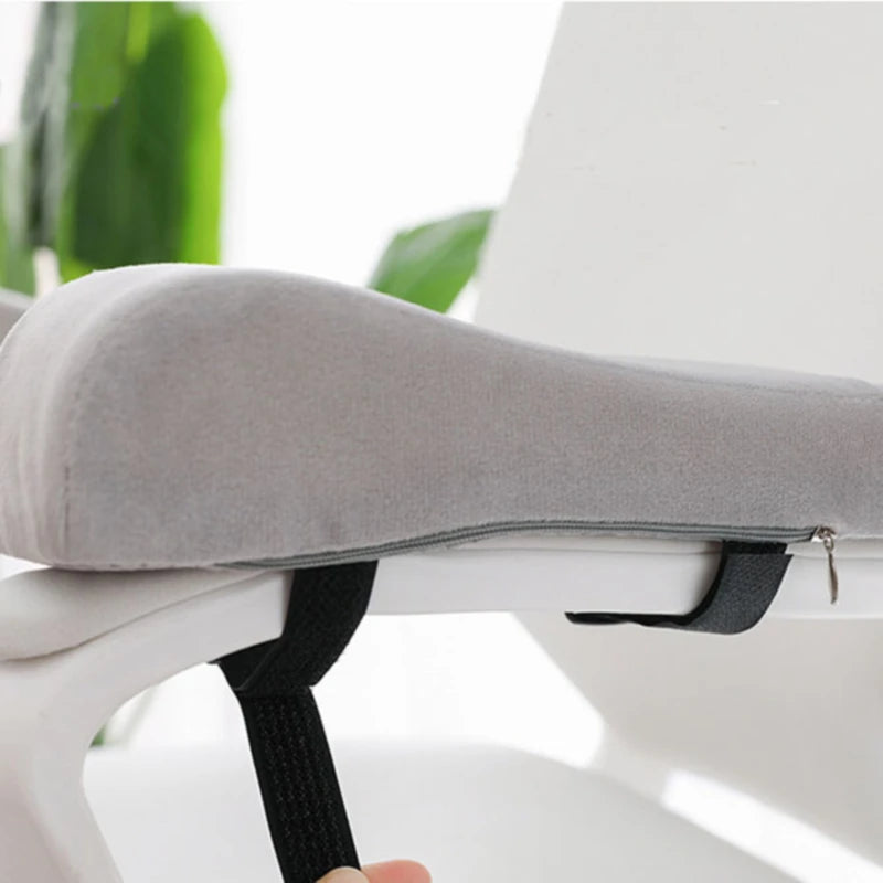 Memory Foam Office Armrest Pads - Soft Cushions for Elbow Support