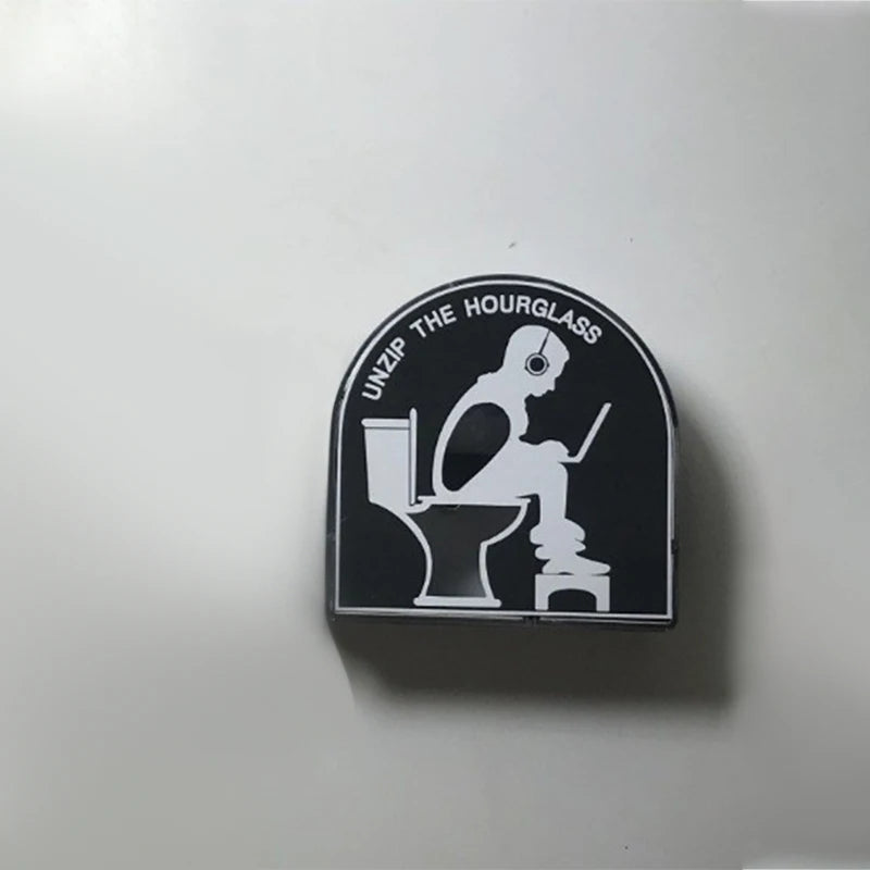 Durable 5-Minute Sand Timer – Toilet Reminder & Gift Idea