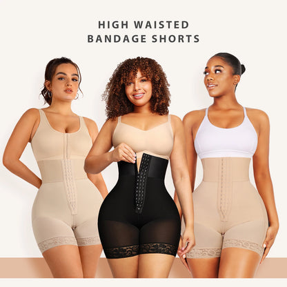 High-Waisted Shapewear Shorts – Tummy Control & Butt Lifting