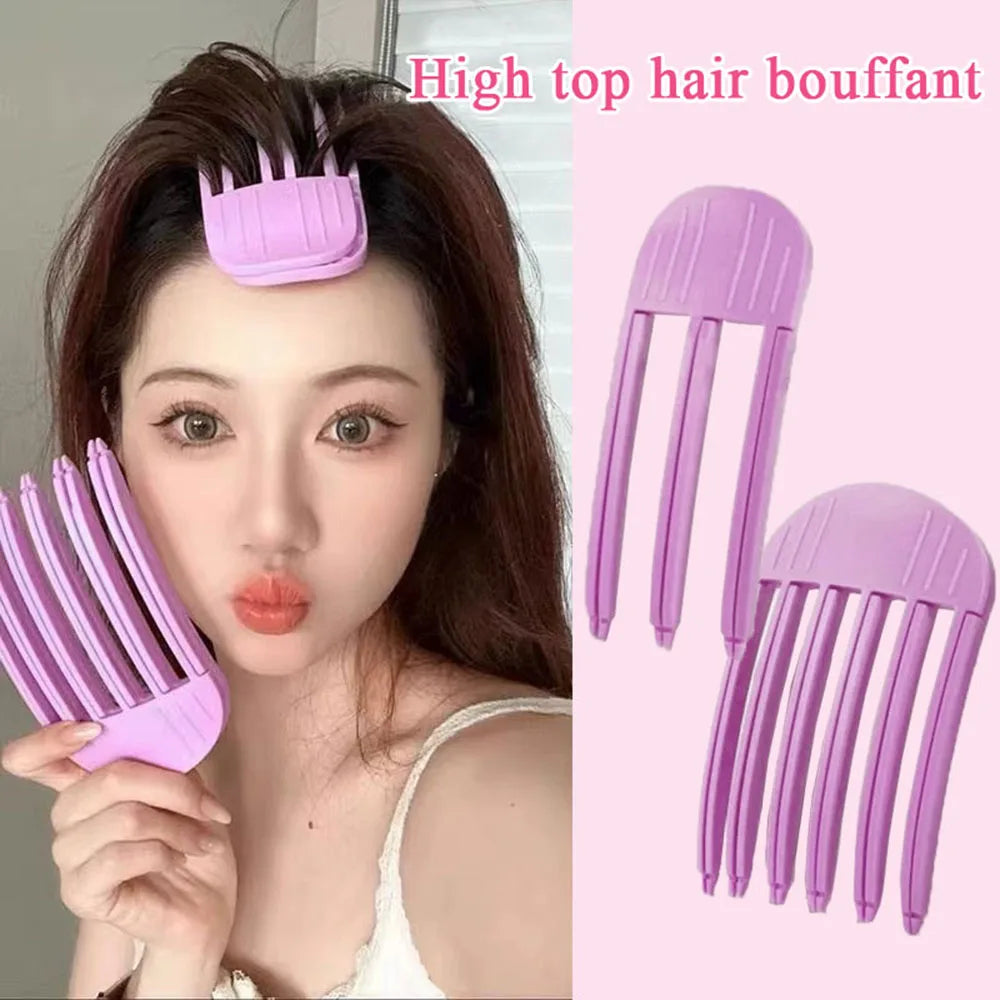 Fluffy hairpin curling clips, volumizing roots, shaping rollers for women's bang