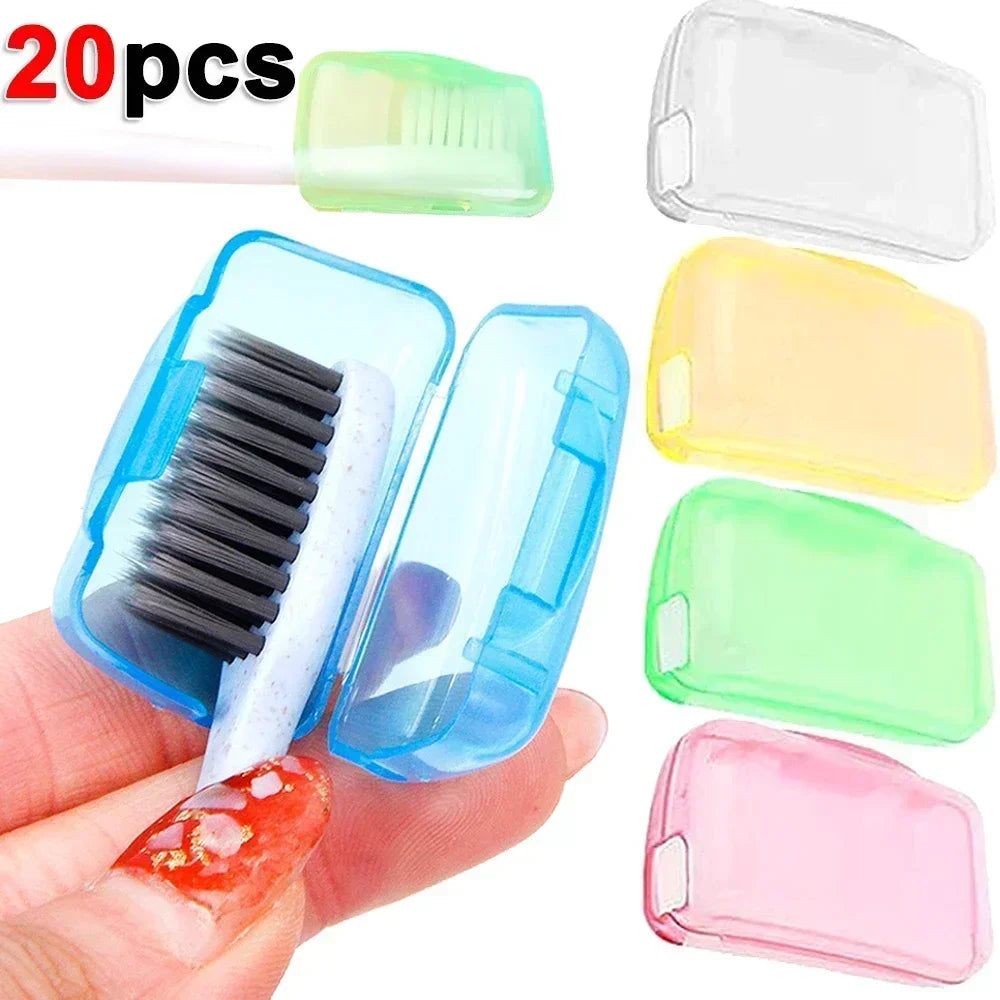 Toothbrush Head Cover Case - 20/10/5Pc Portable Travel Protector