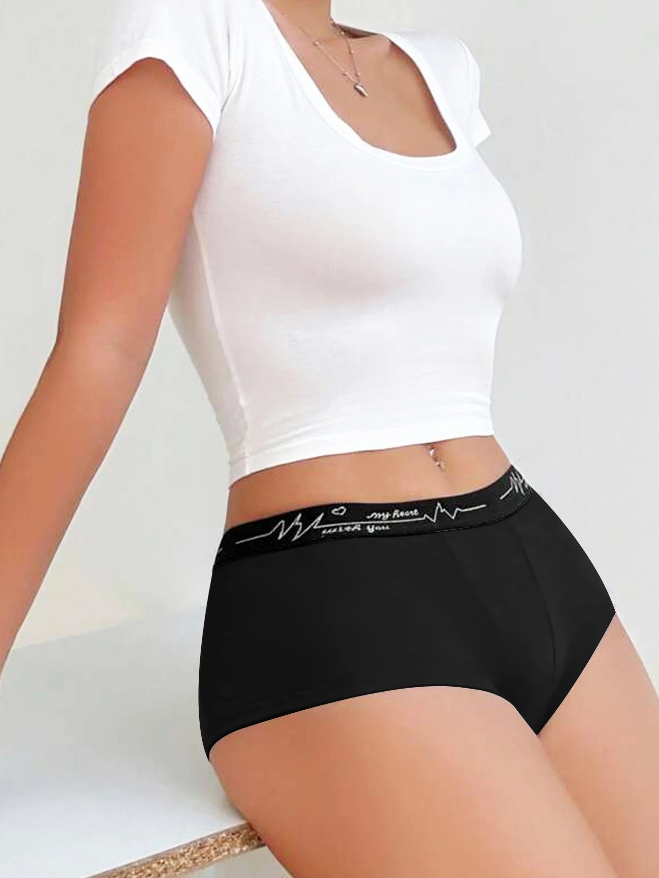Varsbaby I Love My Husband Womens Boxer Shorts Ladies Soft Knickers Underwearle Underwear Boxer Shorts