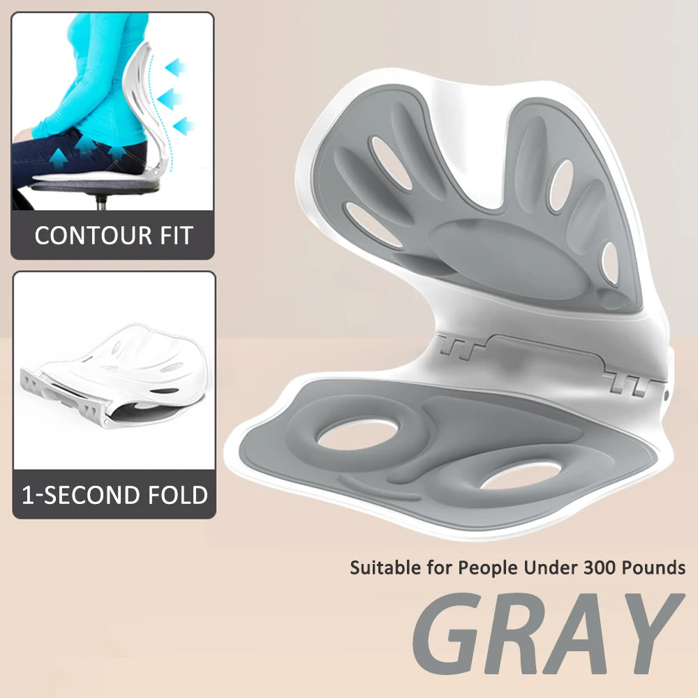 Office Chair Back Support – Anti-Hunchback Foldable Cushion