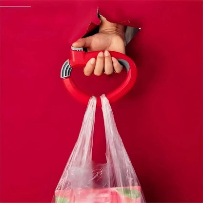 D-Shaped One Trip Grip: Convenient Shopping Bag Carrier Tool
