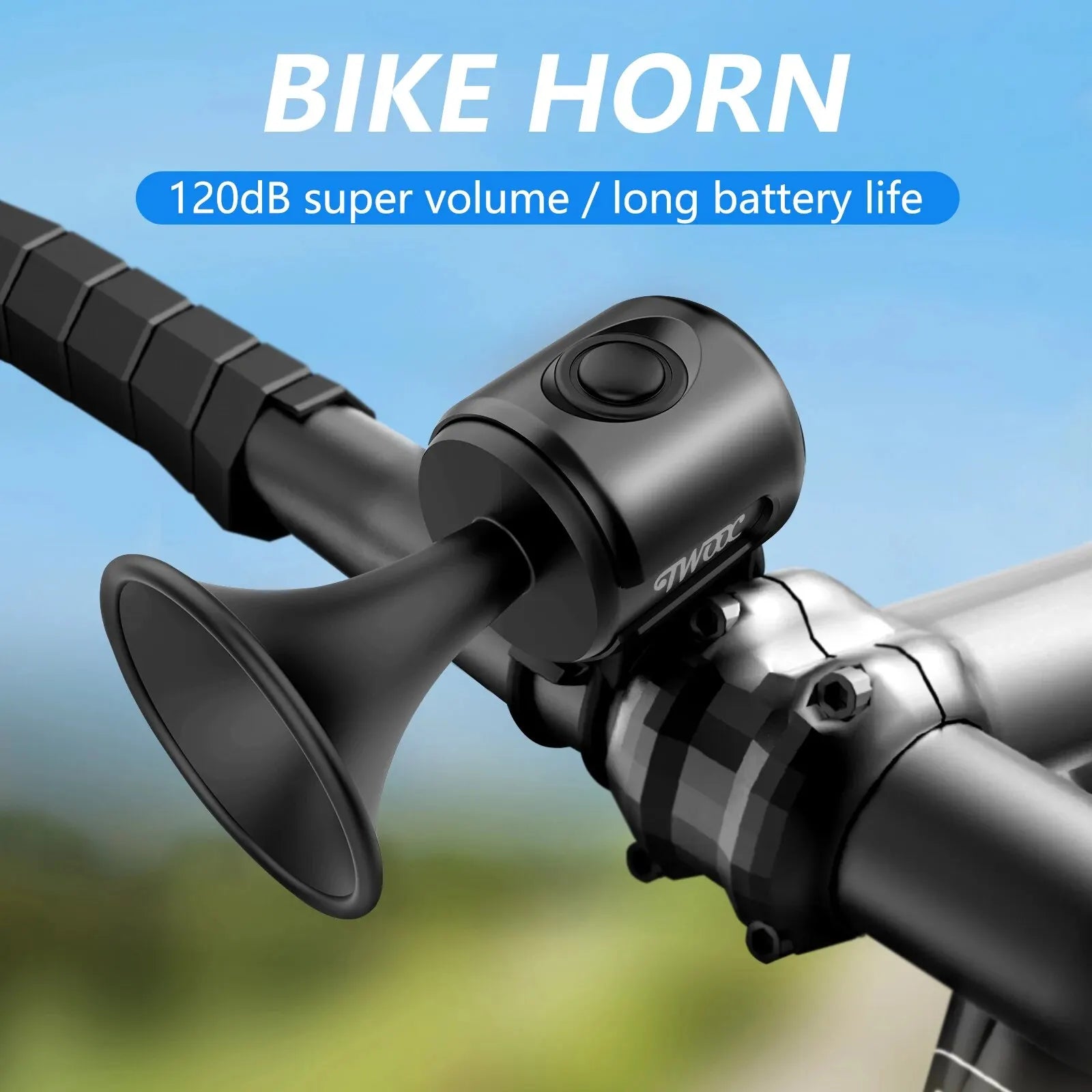 Loud Waterproof Bike Horn – Compact, 120dB Sound & Durable Build