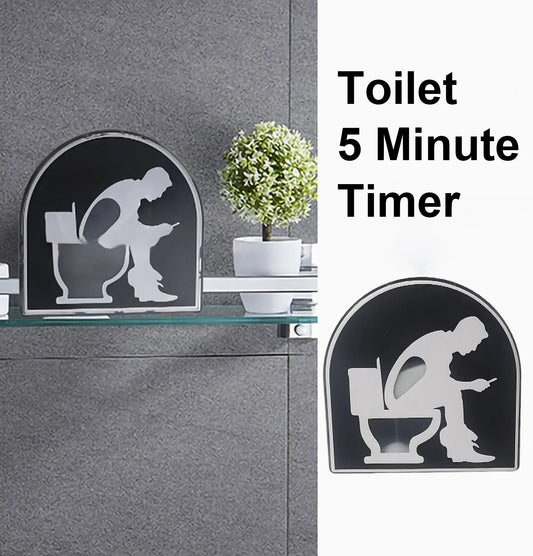 Durable 5-Minute Sand Timer – Toilet Reminder & Gift Idea