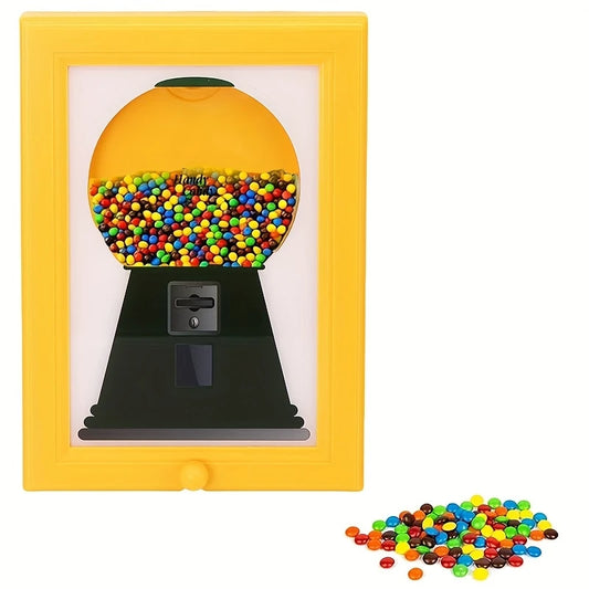 Wall-Mounted Dispenser Photo Frame | Candy, Snack & Pet Treat Holder
