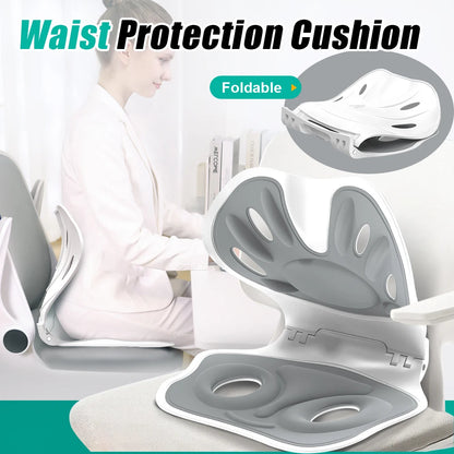 Office Chair Back Support – Anti-Hunchback Foldable Cushion