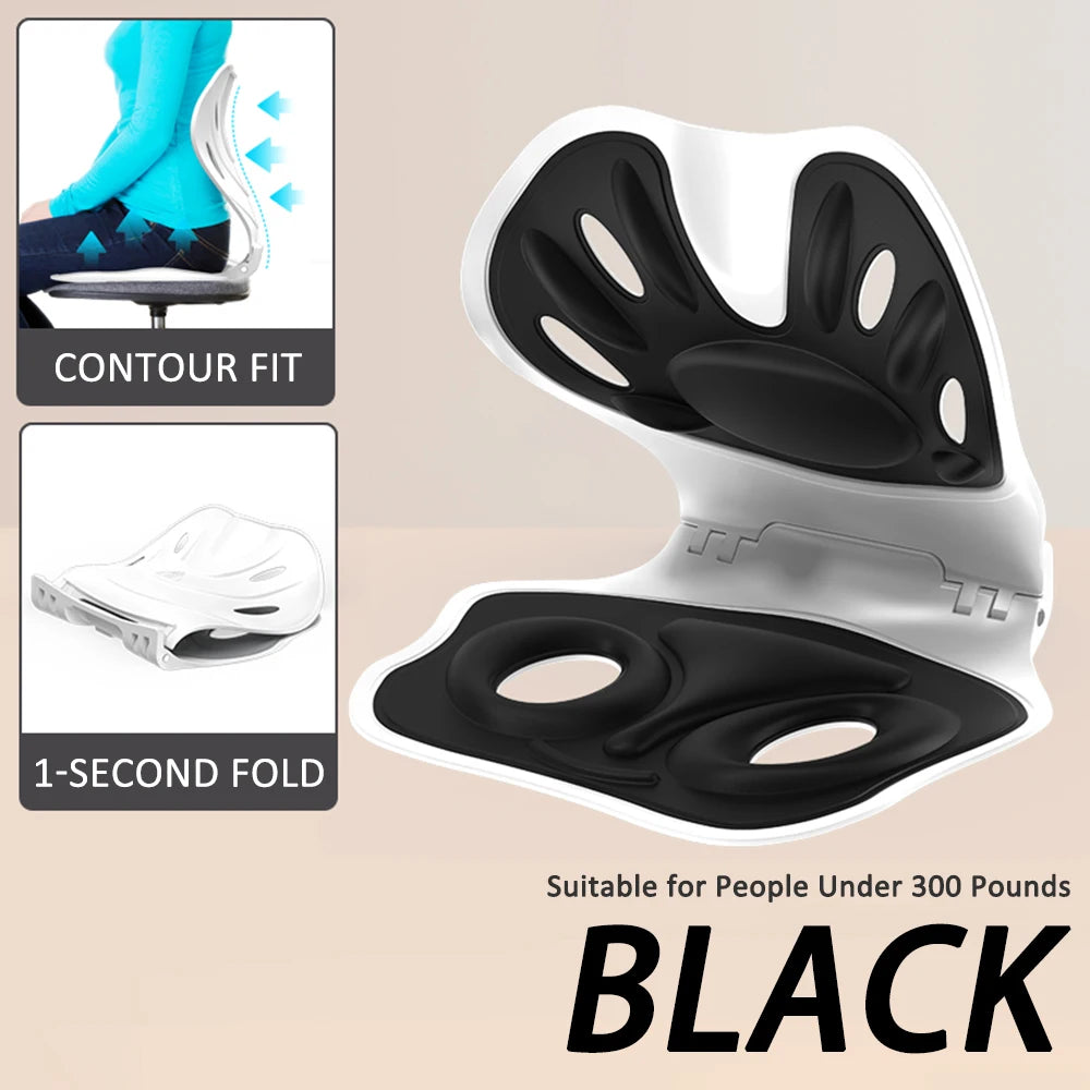 Office Chair Back Support – Anti-Hunchback Foldable Cushion