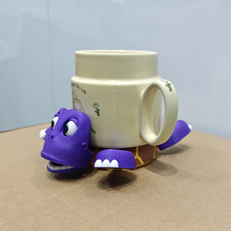 3D Printed Turtle Coaster – Fun & Decorative Drink Holder