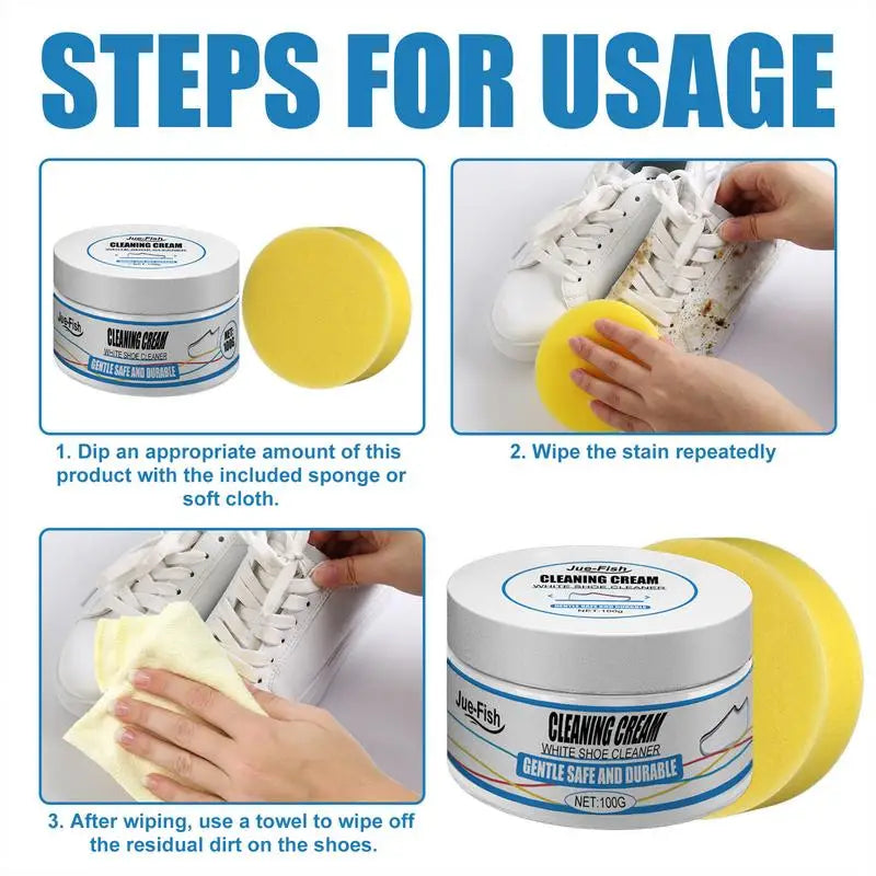 Multi-functional cleaning and stain removal cream