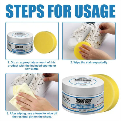 Multi-functional cleaning and stain removal cream