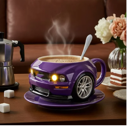 Sturdy Car-Shaped Coffee Mug – Unique Handcrafted Tea Cup for Home & Office Use