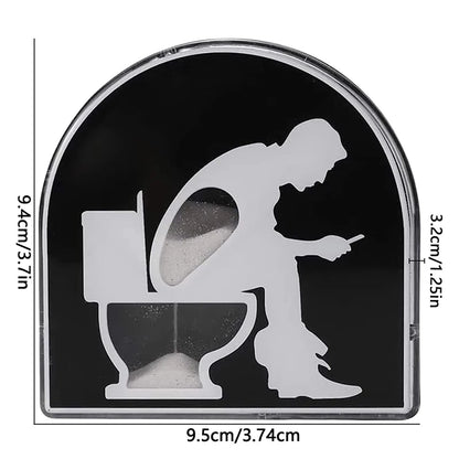 Durable 5-Minute Sand Timer – Toilet Reminder & Gift Idea