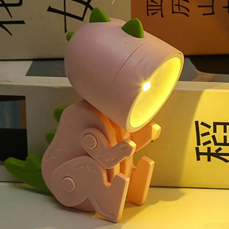 Mini LED Cute Pet Night Light – Foldable Cartoon Lamp