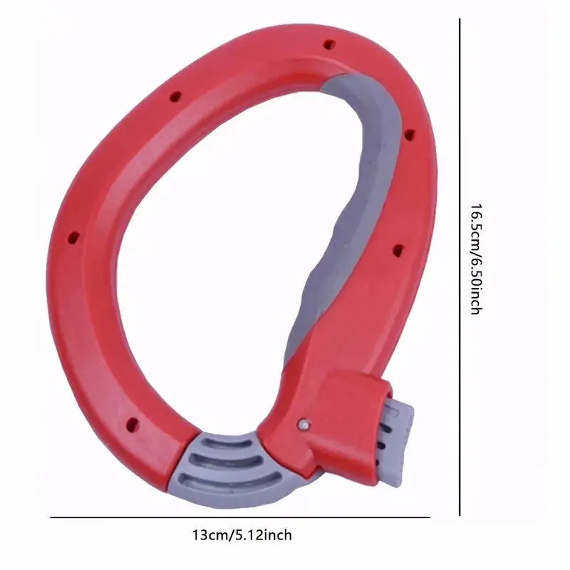 D-Shaped One Trip Grip: Convenient Shopping Bag Carrier Tool