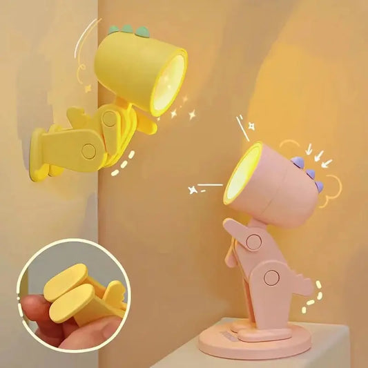 Mini LED Cute Pet Night Light – Foldable Cartoon Lamp