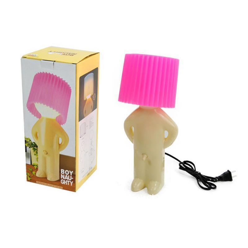 Shy Gentleman Mr. P LED Bedside Reading Lamp - A Playful Gift with Switch